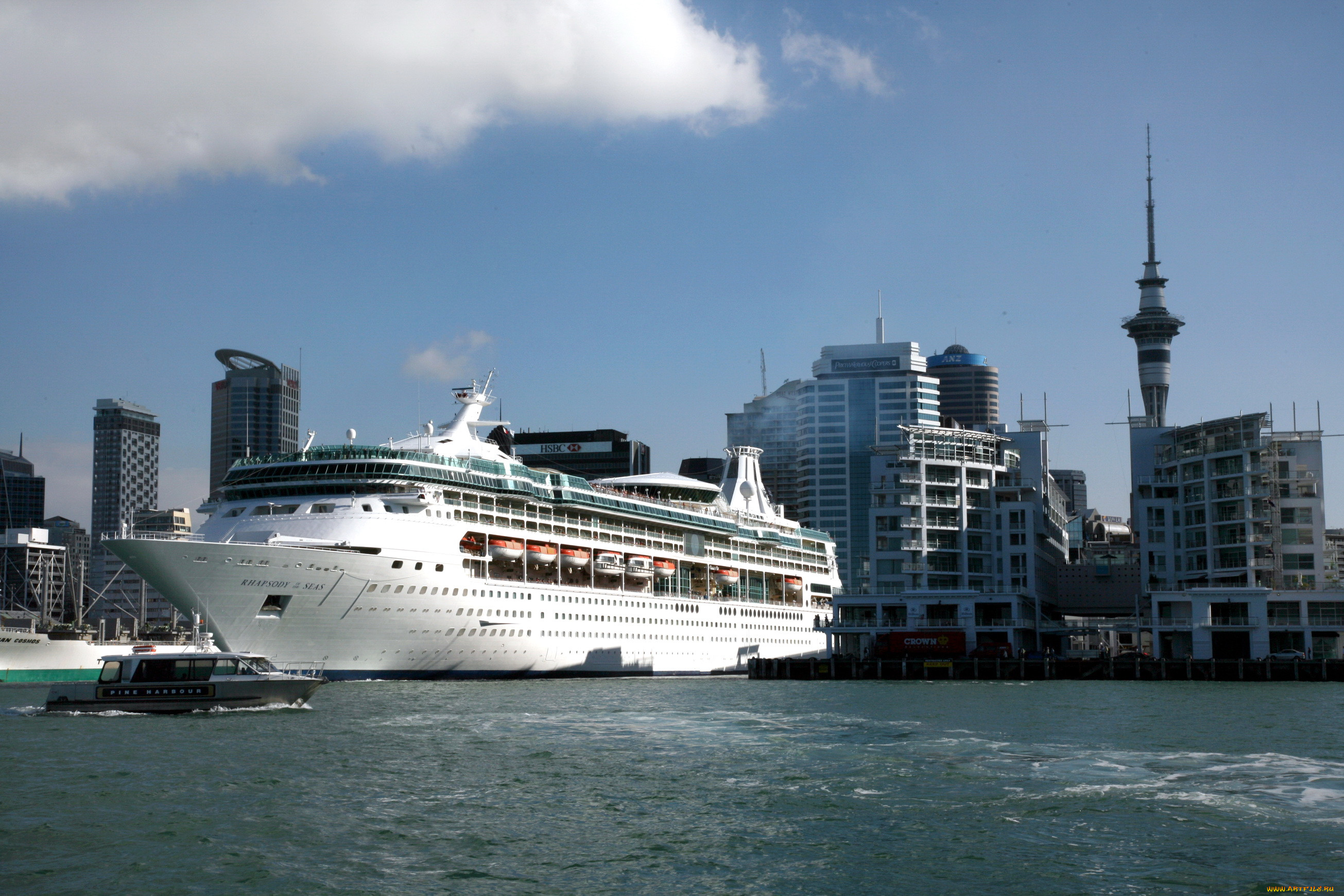 port, of, auckland, new, zealand, , 